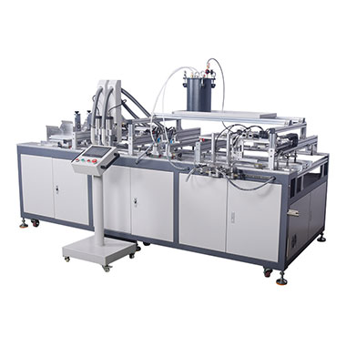 Magnet inserting machine