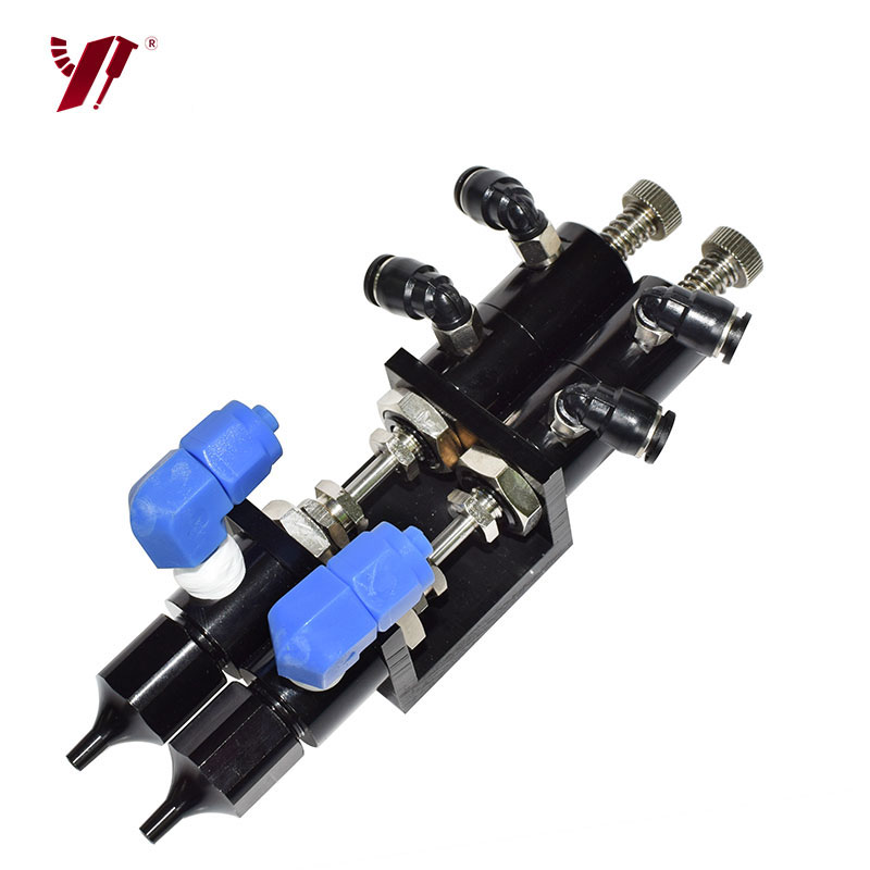 Double action needle dispensing valve YK-36AB